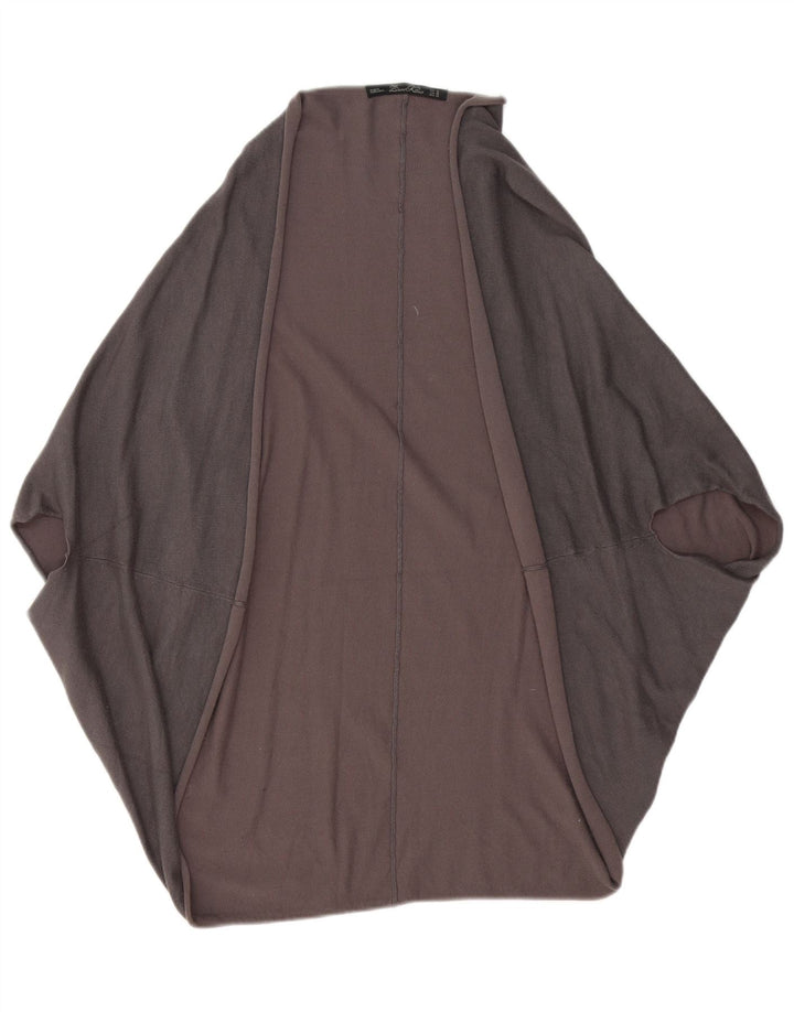 Maglione cardigan aperto da donna Zara UK 14 Grigio medio