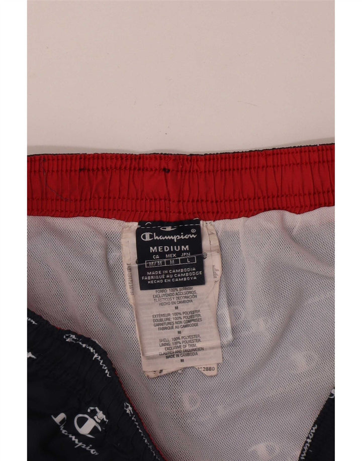Champion Herre grafiske svømmeshorts Medium marineblå polyester