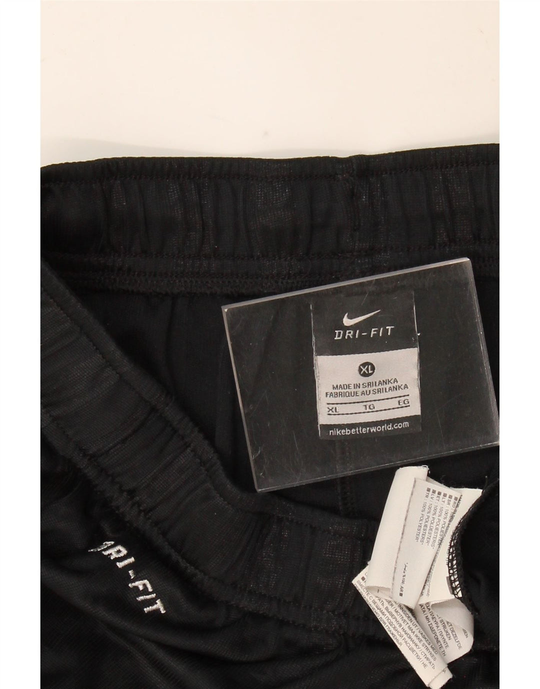 NIKE Mens Dri Fit Sport Shorts XL  Black Polyester