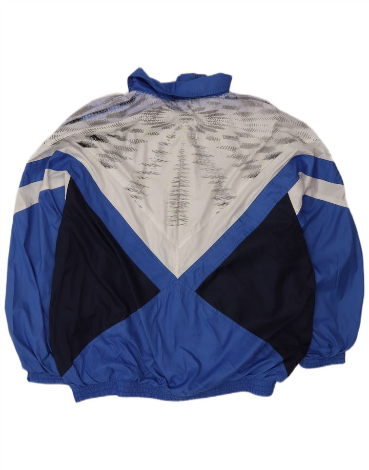 Ellesse Mens Full Tracksuit IT 50 Large  Blue Colourblock Polyester