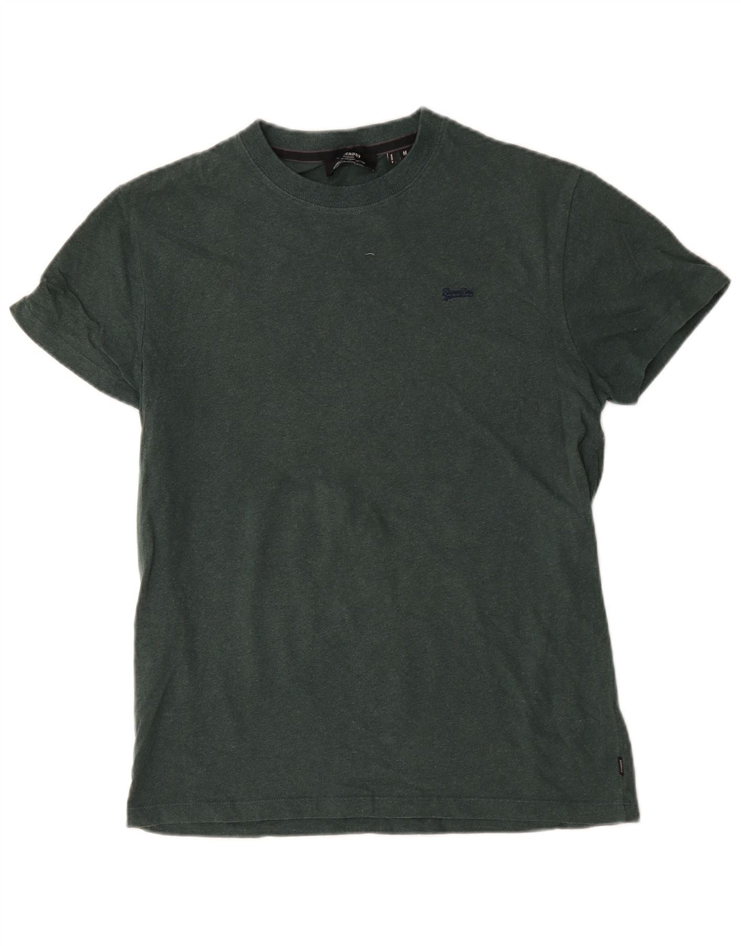 Camiseta masculina Superdry Top verde médio