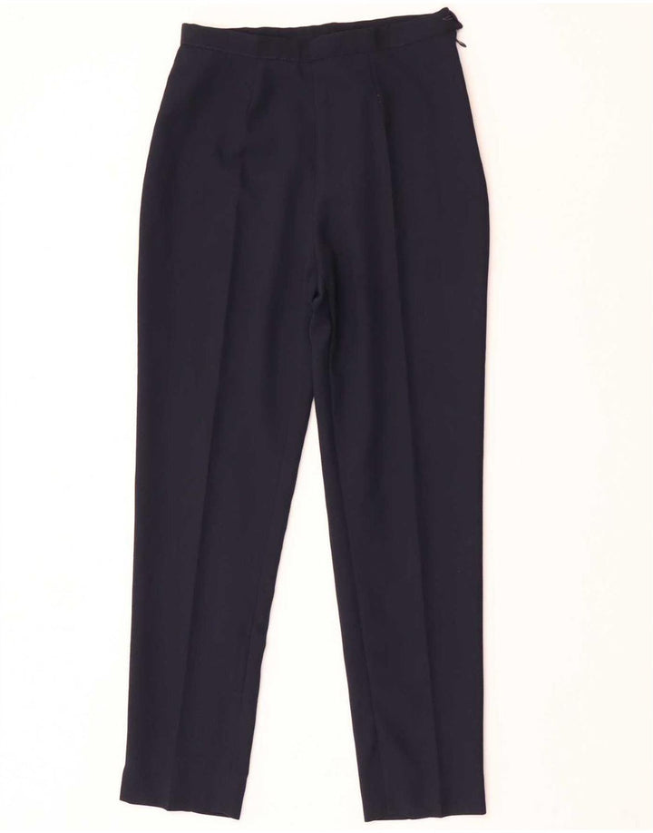 Vintage Womens 4 Button 2 Piece Suit IT 44 Medium W26 L28 Navy Blue