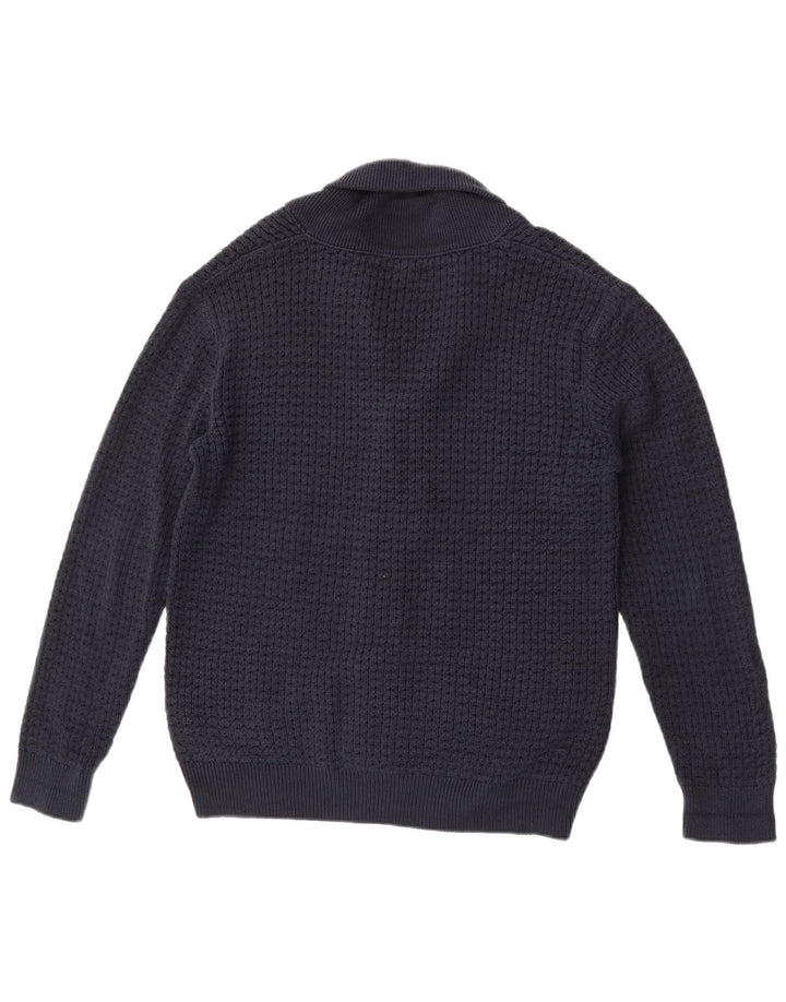 Zara Herren-Strickjacke, groß, Marineblau