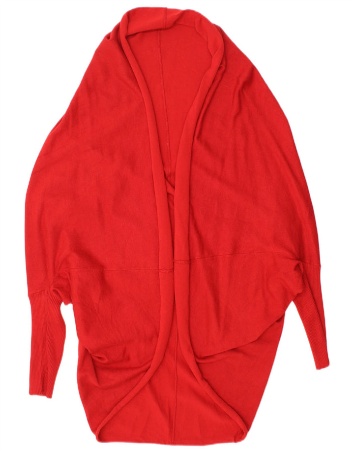 Damski sweter oversize z długim rękawem Zara, UK 14, średni czerwony