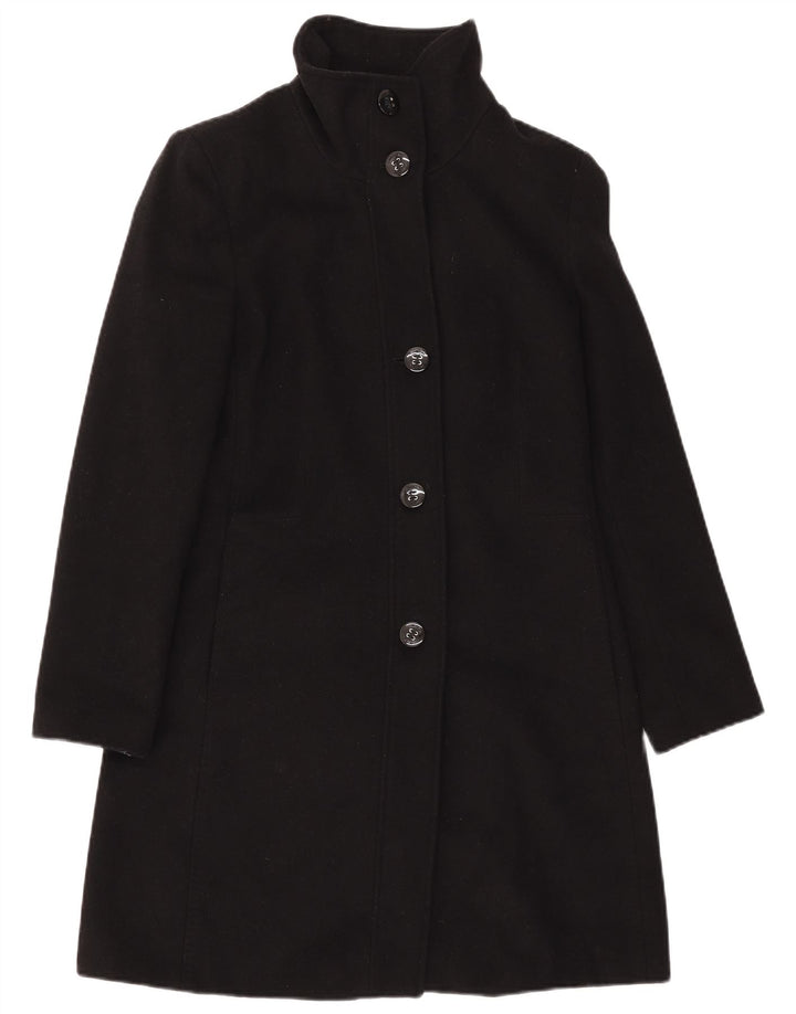 Calvin Klein Damen Mantel US 4 Small Schwarze Wolle