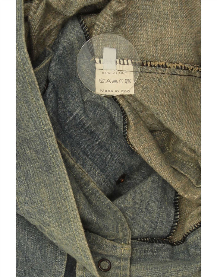 Giacca Denim Donna Leonor IT 44 Blu Medio Cotone