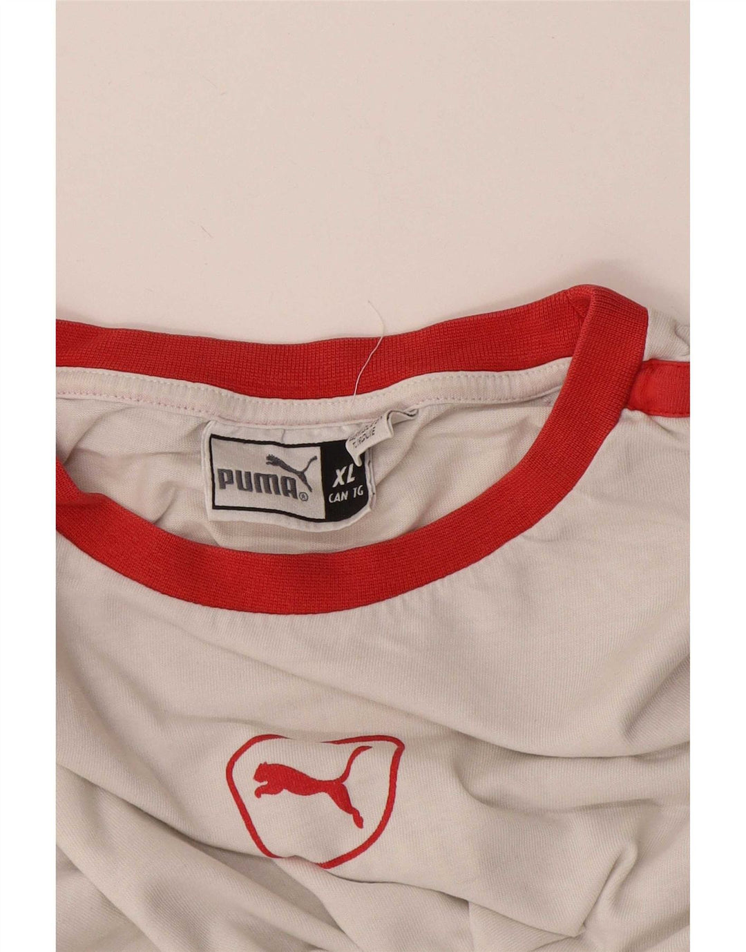 T-shirt da uomo Puma Top XL bianca a blocchi di colore