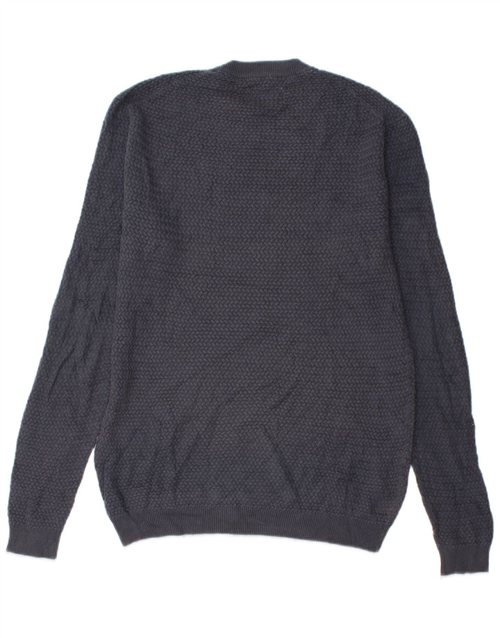 Billabong Mens Crew Neck Jumper Sweater Small Navy Blue Cotton