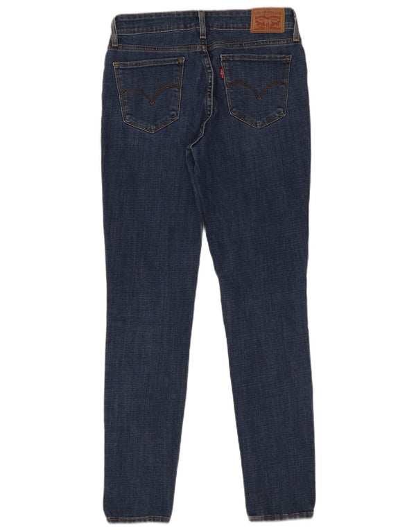 Levi's Damen 711 Skinny Jeans W27 L30 Blaue Baumwolle