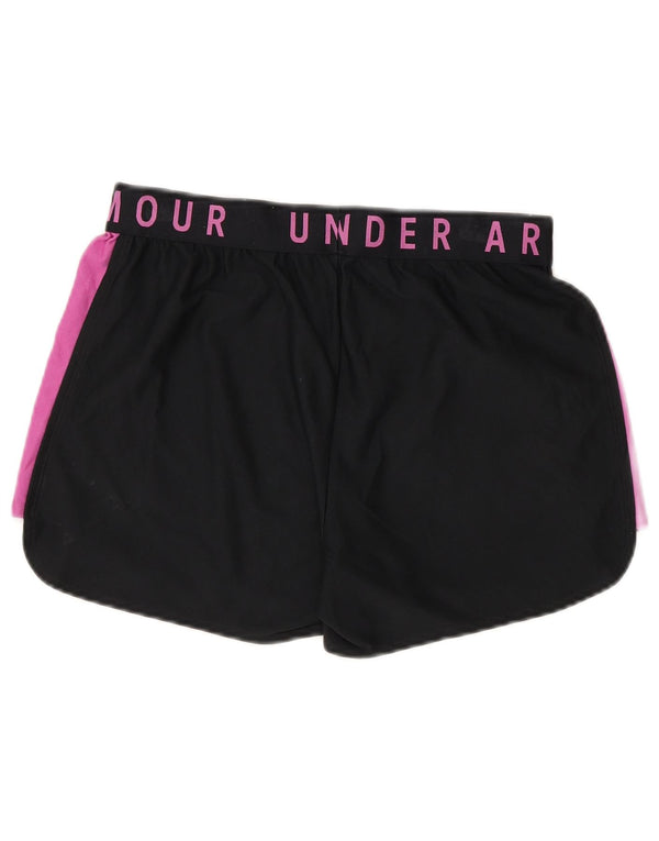 Pantaloncini sportivi Under Armour da donna Heat Gear UK 12 Medium Black Colourblock