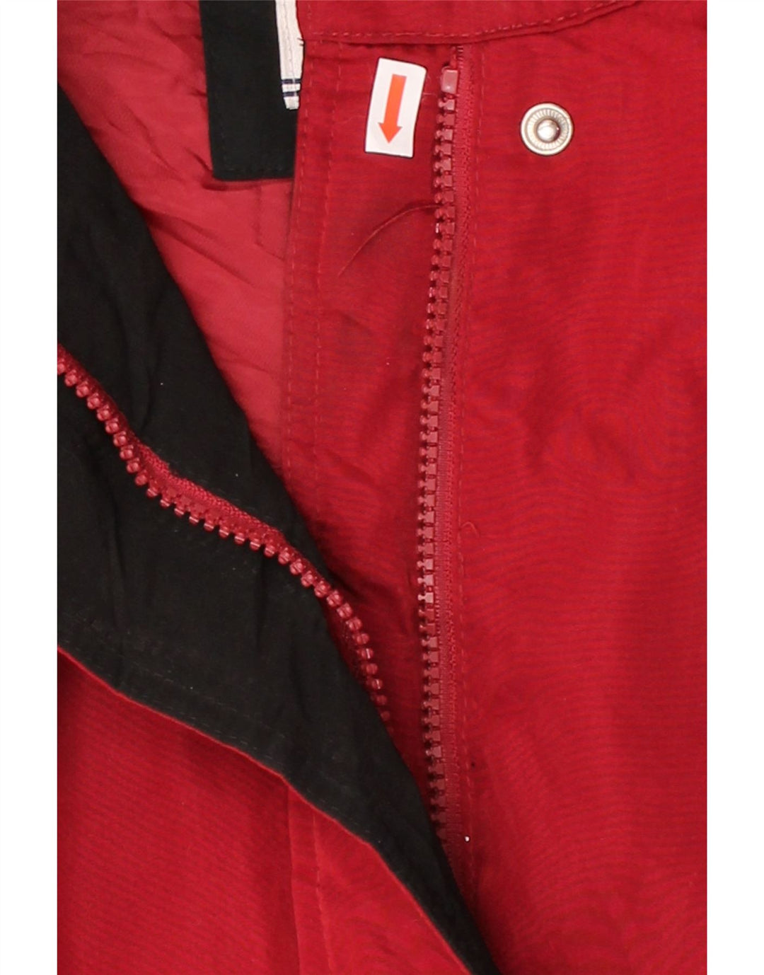 NAUTICA Womens Hooded Windbreaker Jacket UK 18 XL Red Polyester Vintage Nautica and Second-Hand Nautica from Messina Hembry 