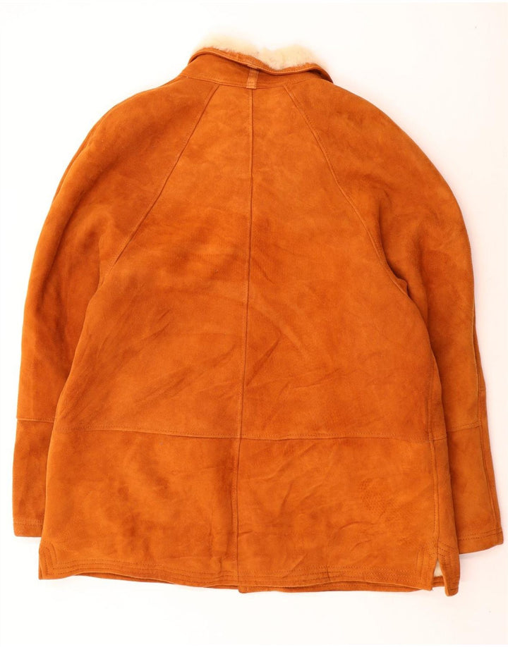 Dibi Herren Shearling Jacke IT 56 3XL Braunes Shearling