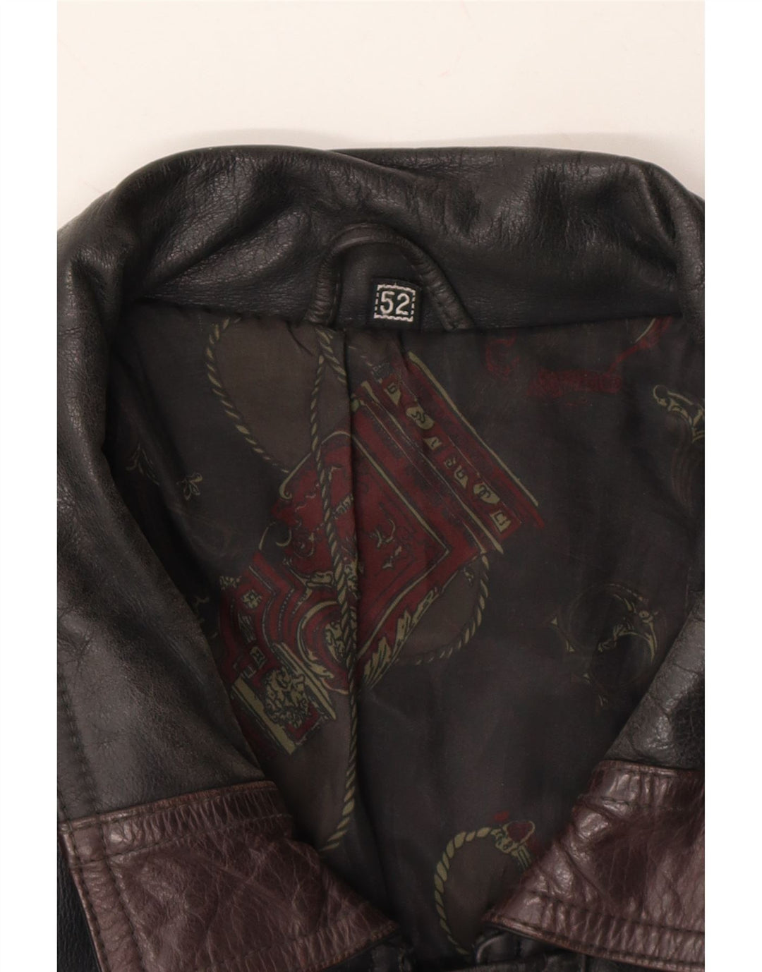 MARCEL CLAIR Mens Leather Coat IT 52 XL Black Leather Vintage Marcel Clair and Second-Hand Marcel Clair from Messina Hembry 