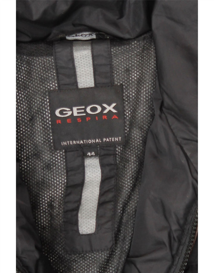 Cappotto Imbottito Donna Geox IT 44 Medio Nero Poliestere Invernale
