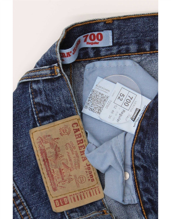 Carrera Mens 700 Regular Fit Straight Jeans W36 L33 Blue Cotton
