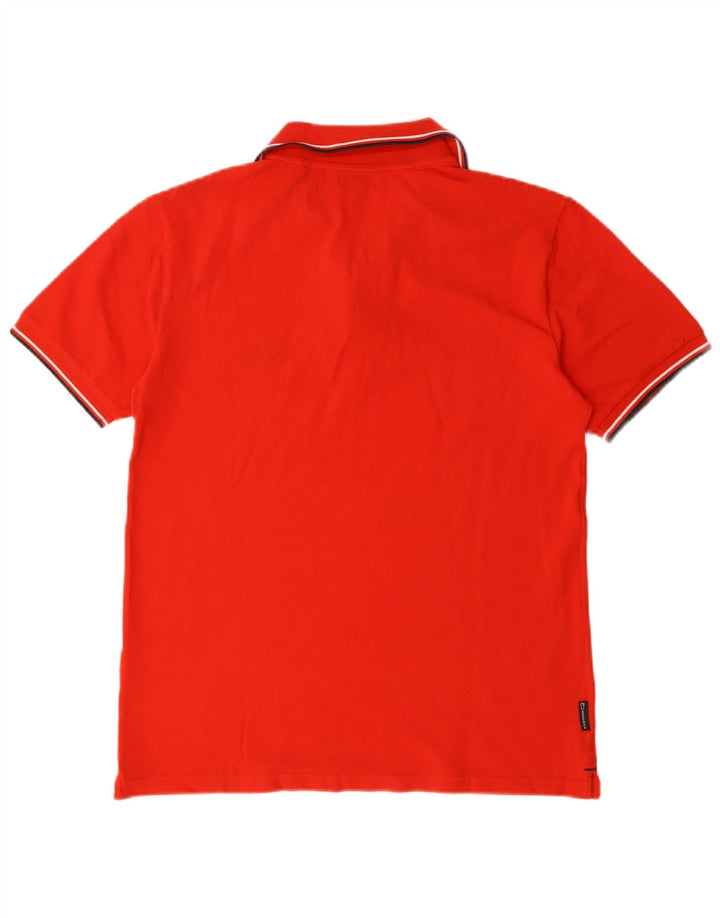 WOOLRICH Tricou polo pentru bărbați, bumbac roșu mediu