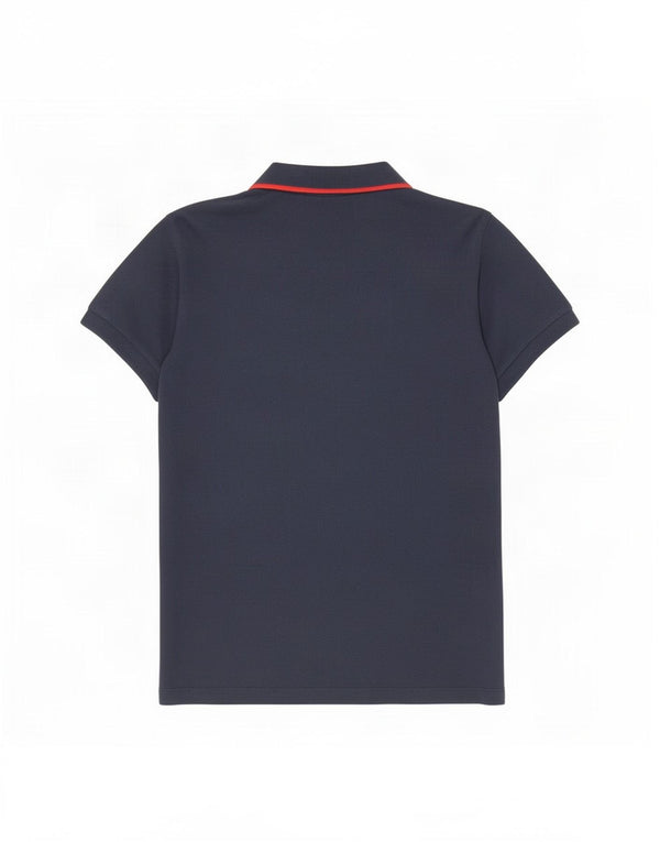 Polo da uomo Hugo Boss piccola in cotone blu navy