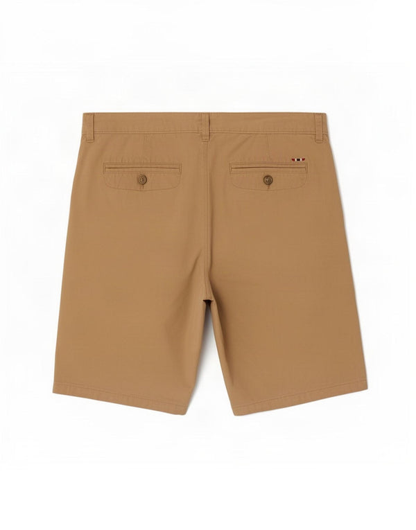 Napapijri Herren-Chinoshorts, Größe L, W36, Beige, Baumwolle