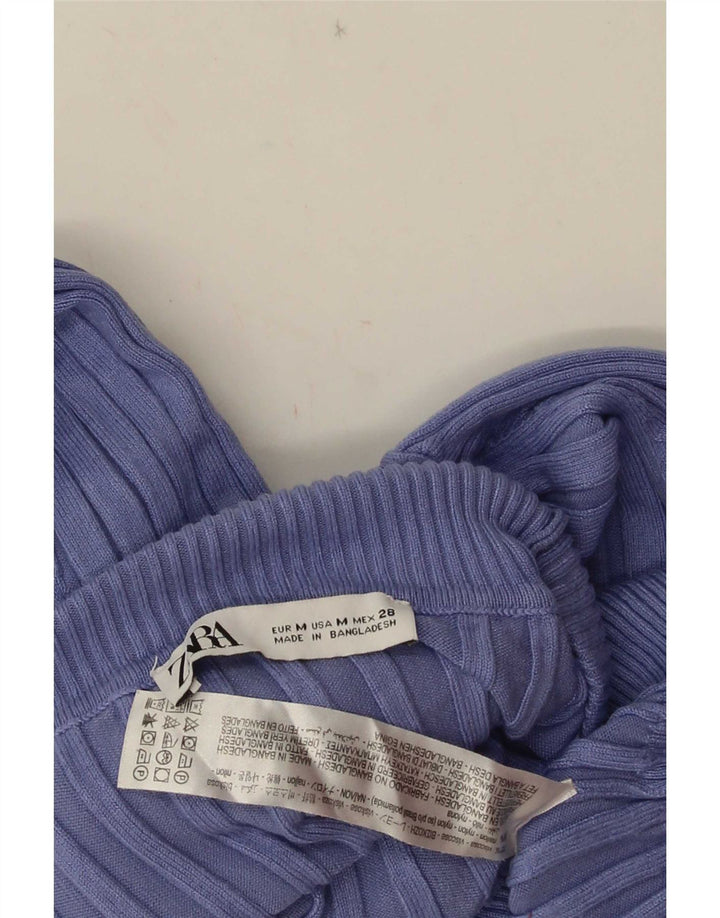 Maglione corto corto da donna Zara con collo alto oversize UK 12 Viola medio