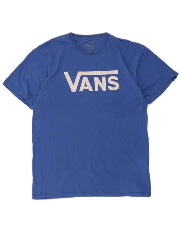 Tricou grafic Vans Classic Fit Top Bumbac albastru mediu