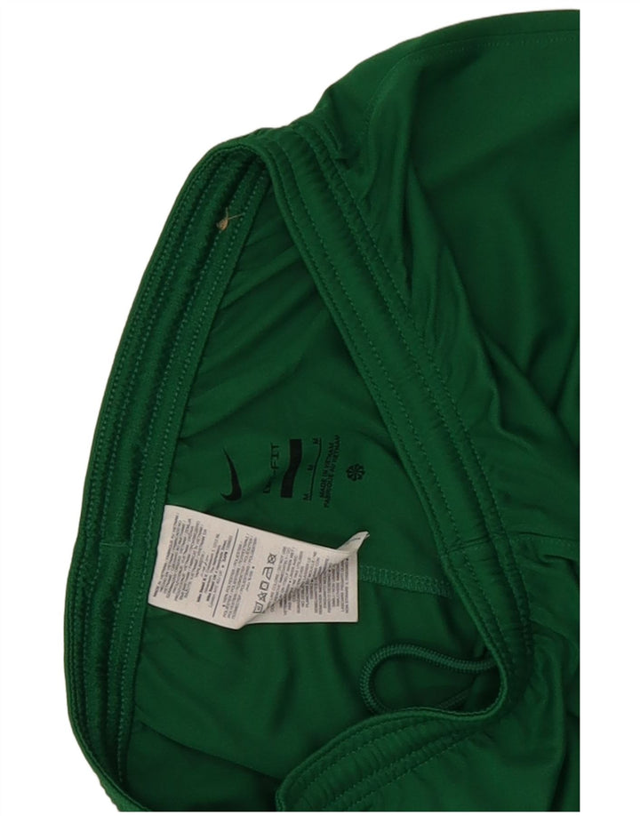 Pantaloncini sportivi Nike Dri Fit Slim da uomo in poliestere color block verde medio
