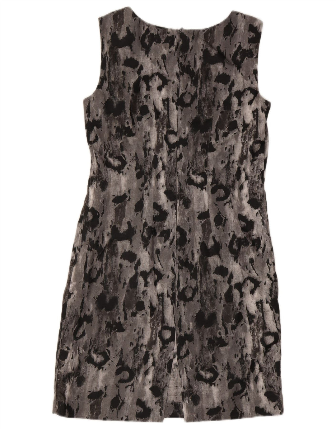 Abito tubino senza maniche modello astratto da donna Marella UK 12 Grigio medio