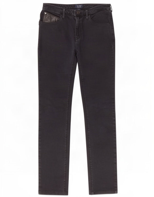 Jeans skinny da donna Armani W28 L29 cotone nero