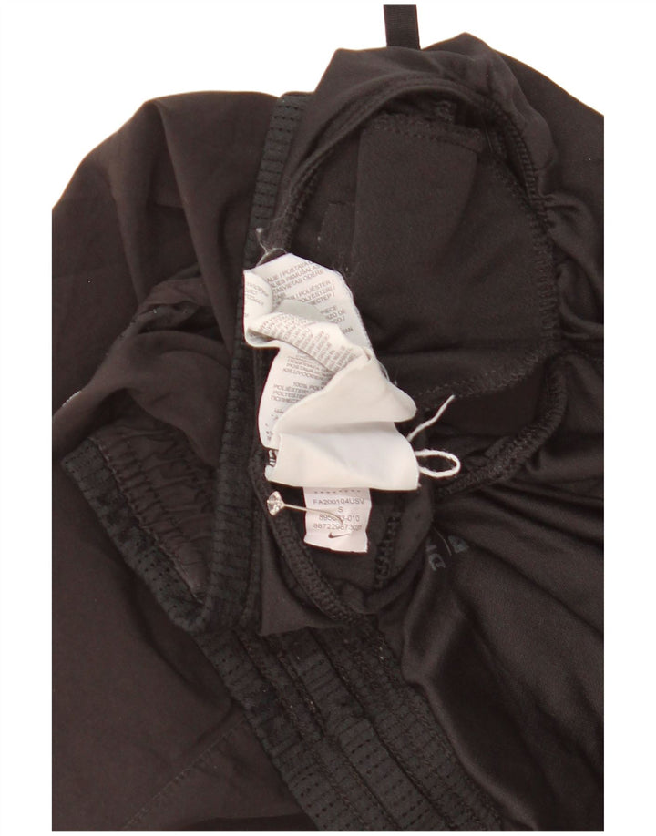 Nike Womens Dri Fit Sport Shorts UK 10 Small Black Polyester