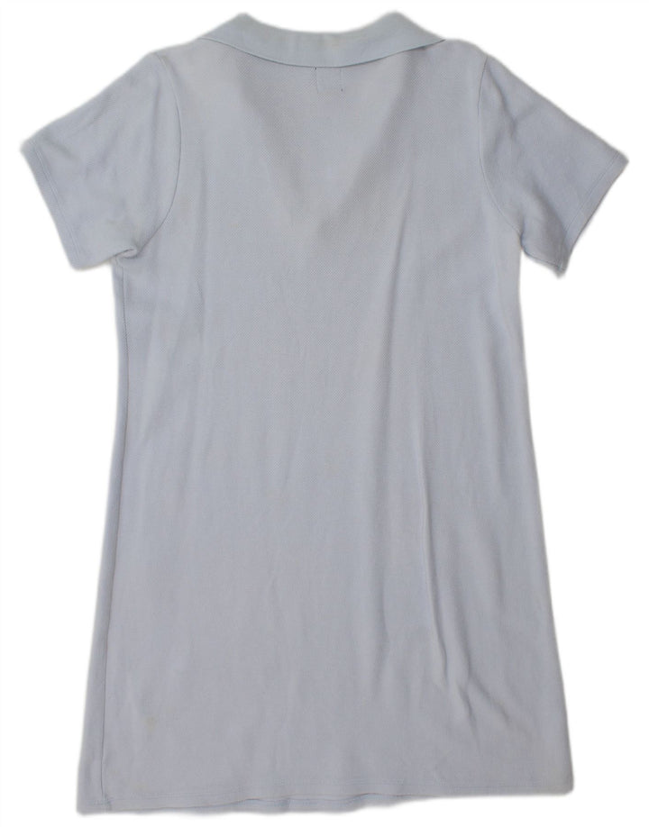 Gap Womens Oversized Polo Dress UK 10 Small Blue Cotton