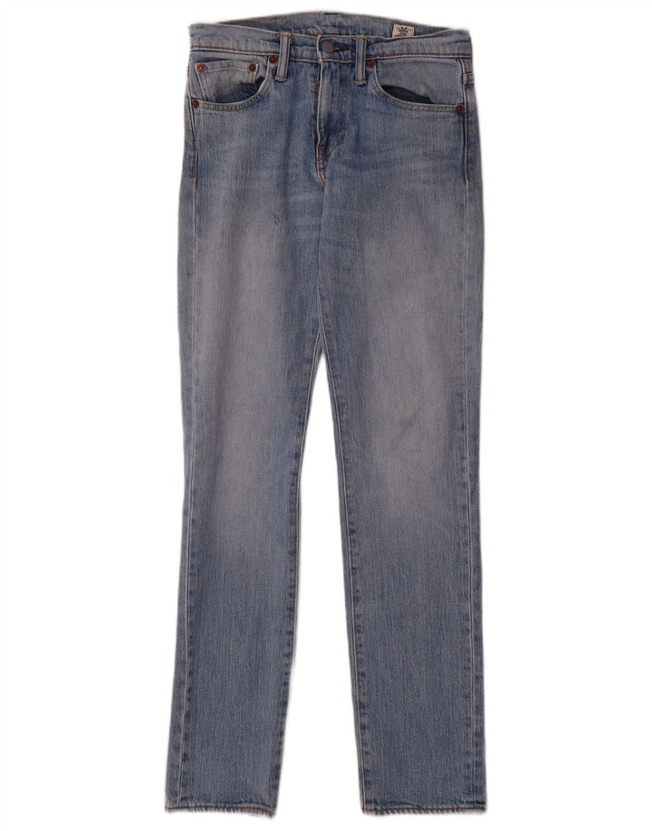 LEVI'S Mens 511 Slim Jeans W28 L32 Blue Cotton