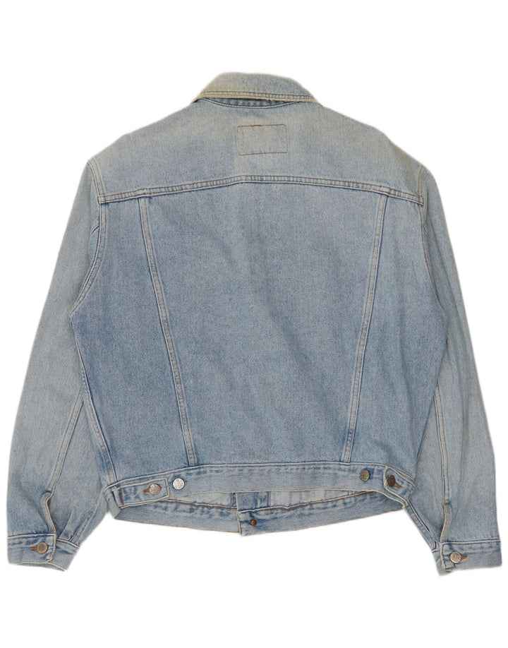 CHARRO Mens Denim Jacket UK 38 Medium Blue Cotton