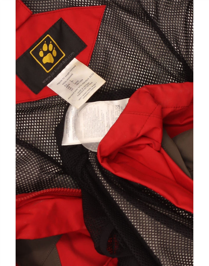 Jack Wolfskin Jachetă de ploaie pentru bărbați UK 40/42 Poliamidă roșie mare