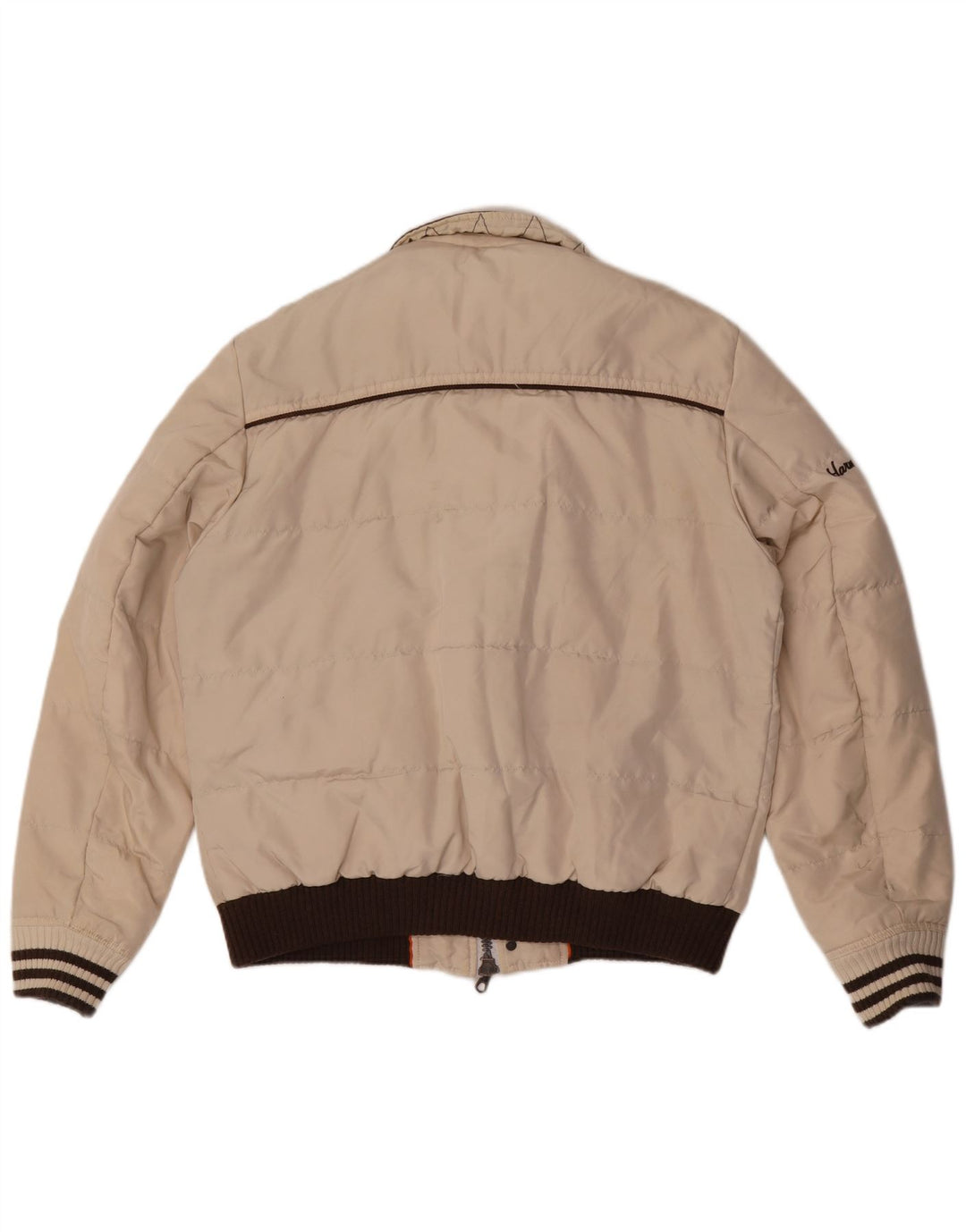 Harmont & Blaine Mens Padded Jacket UK 44 2XL Beige Colourblock Polyamide