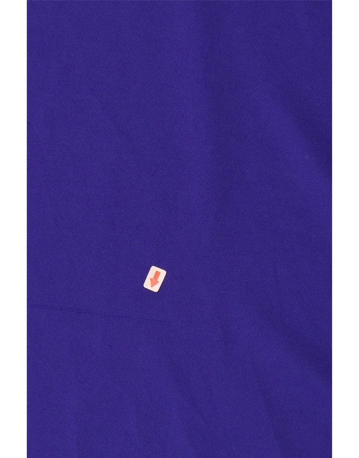 T-shirt Nike Dri Fit da uomo, top in poliestere color block blu medio
