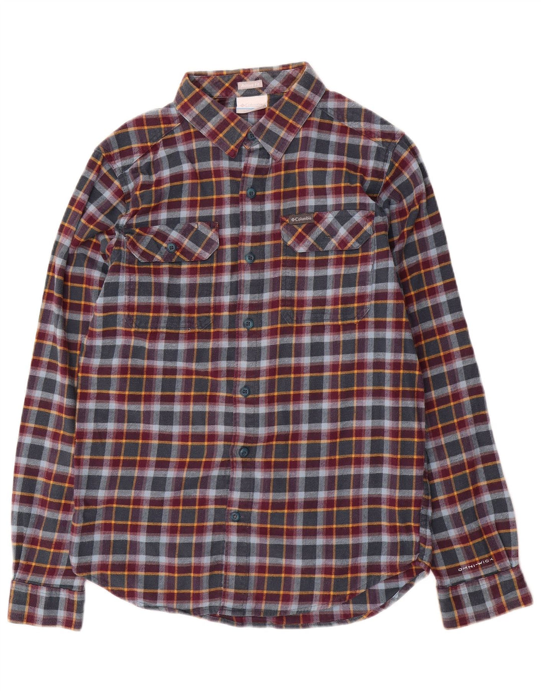 Cămașă Active Flannel Columbia pentru bărbați, bumbac cu carouri multicolore mici