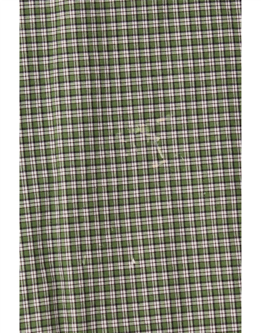 Wrangler Mens Short Sleeve Shirt XL Green Check Cotton