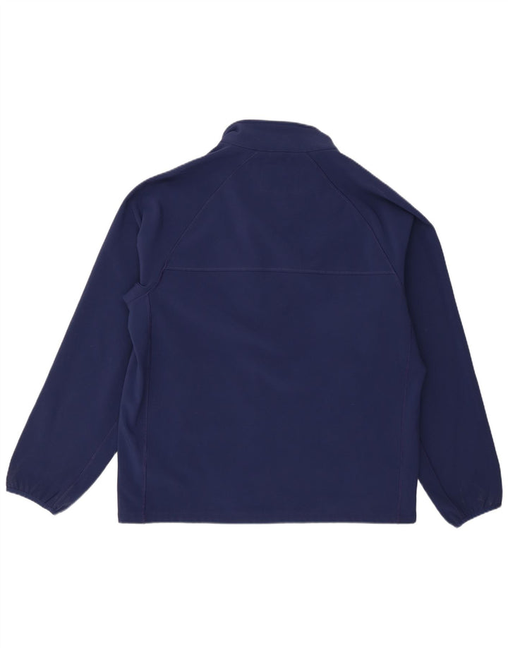 Lands End Herre træningsdragt Top jakke Large Navy Blue Polyester