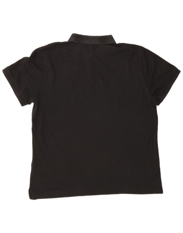 Nike grafisk poloshirt til mænd XL sort bomuld