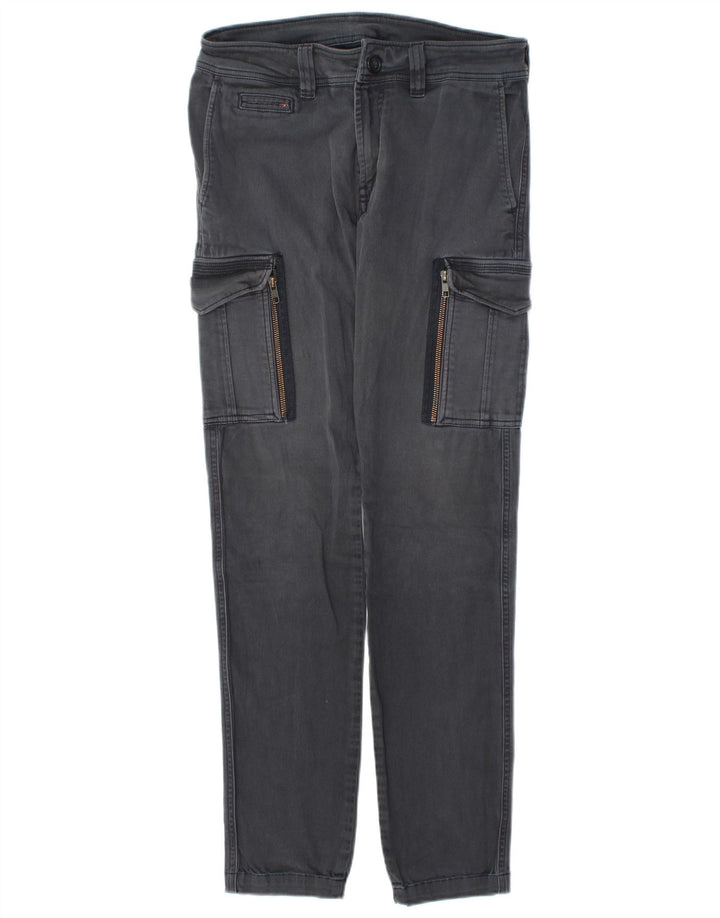 Diesel Mens Joggers Cargo Trousers W29 L31 Grey Cotton