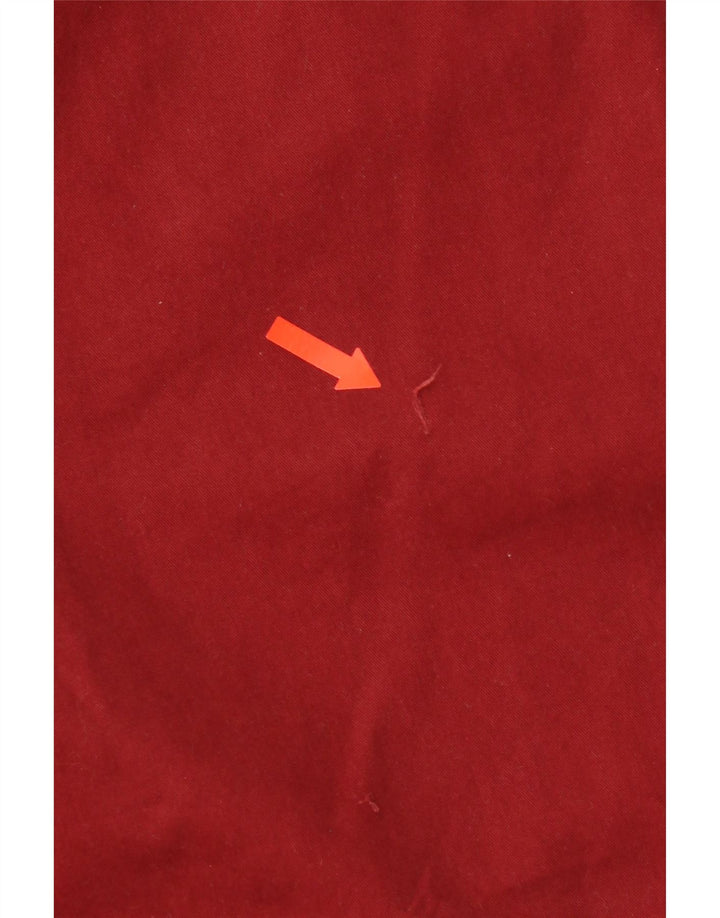 Marks & Spencer Mens Blue Harbour Straight Chino Trousers W38 L33 Red