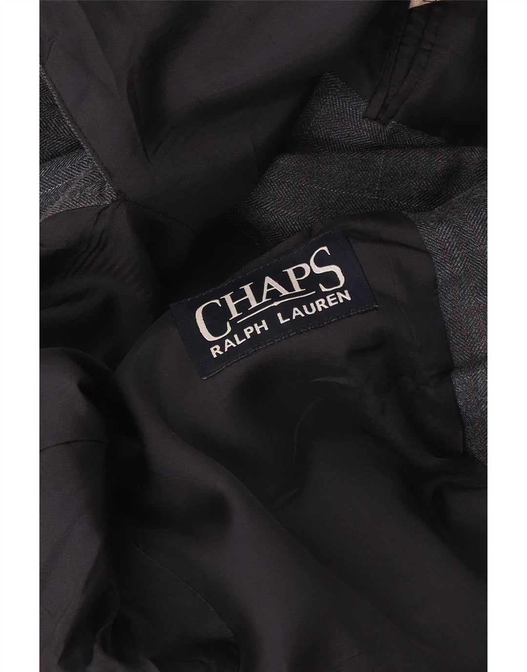 Chaps Mens 2 Button Blazer Jacket UK 42 XL Navy Blue Check