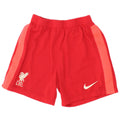 Pantaloncini sportivi Nike da ragazzo Liverpool 5-6 anni in poliestere color block rosso medio