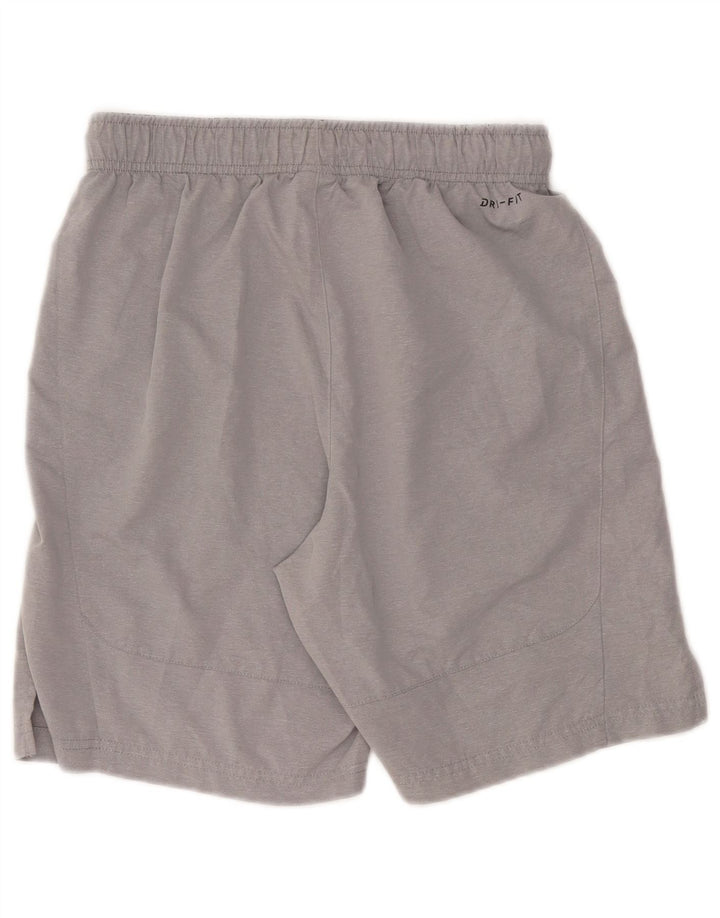 NIKE Mens Dri Fit Sport Shorts Small  Grey Polyester