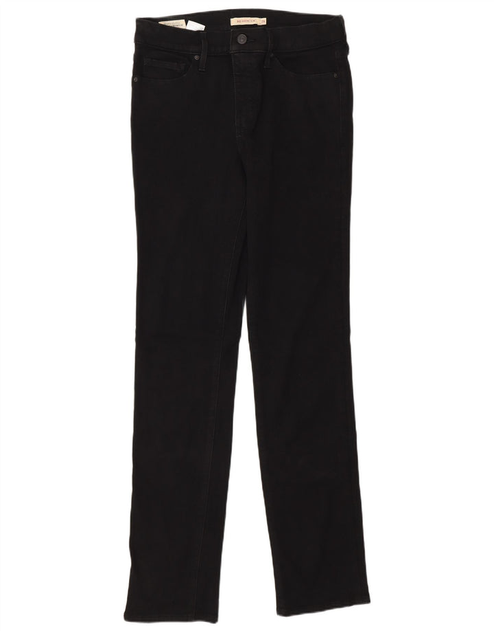 Levi's Womens 312 Shaping Slim Jeans W28 L32 Black Cotton