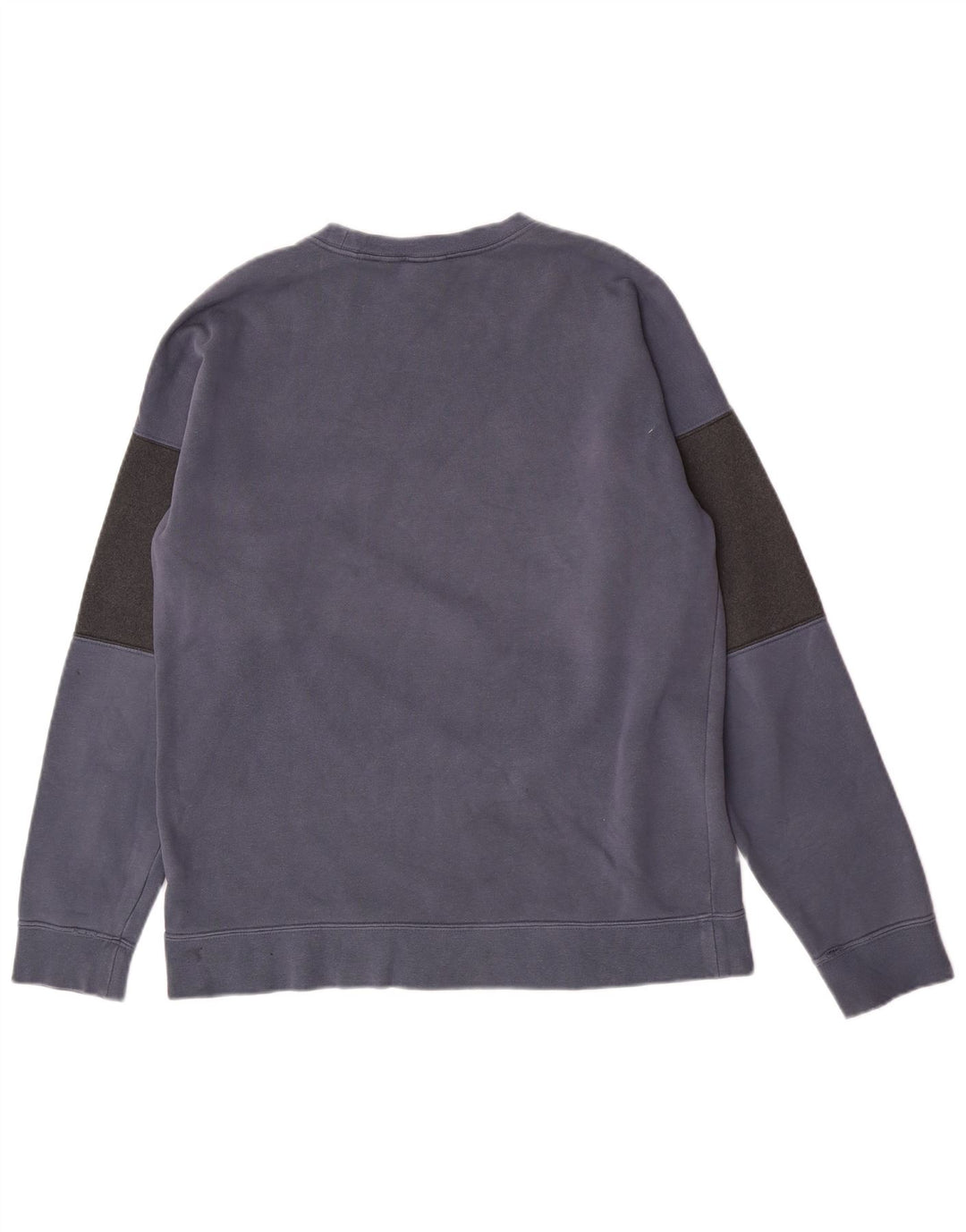 Nike Mens Graphic Sweatshirt Jumper Medium Blue Colourblock Cotton
