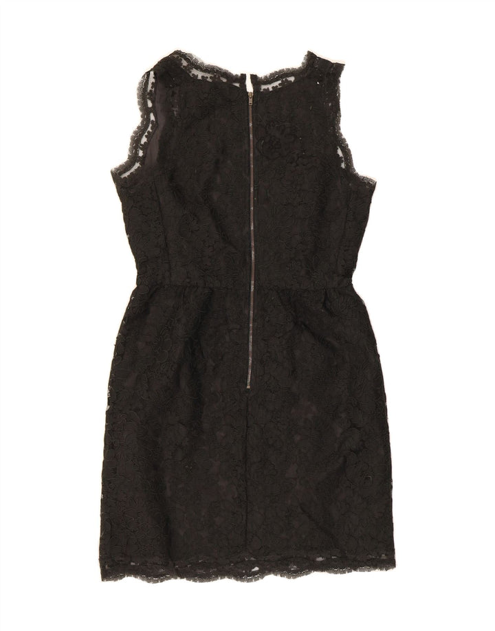 J. CREW Womens Sleeveless Lace Sheath Dress Small Black Polyester Vintage J. Crew and Second-Hand J. Crew from Messina Hembry 