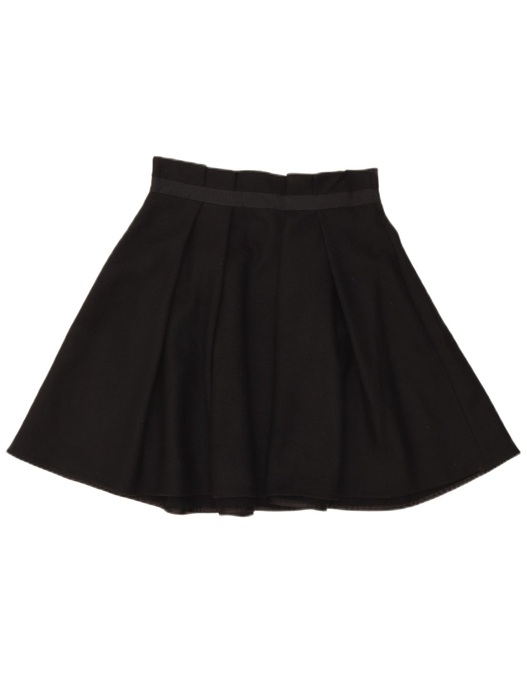 PATRIZIA PEPE Womens Firenze Flared Skirt IT 42 Medium W30  Black Wool