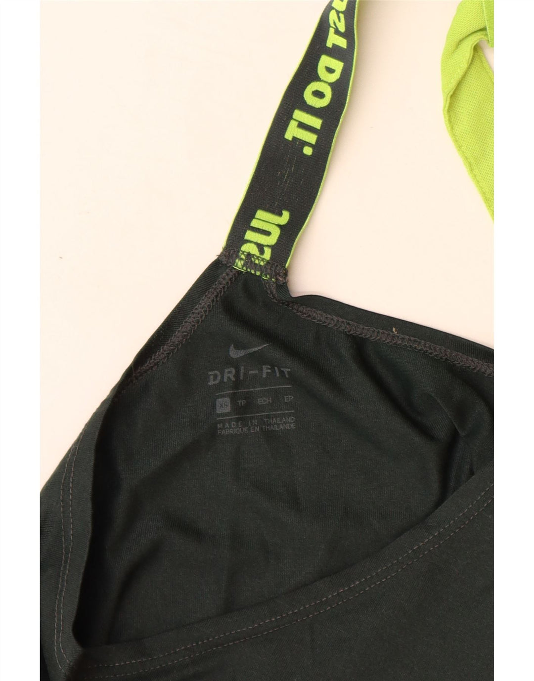 Nike Womens Graphic Vest Top UK 6 XS Black