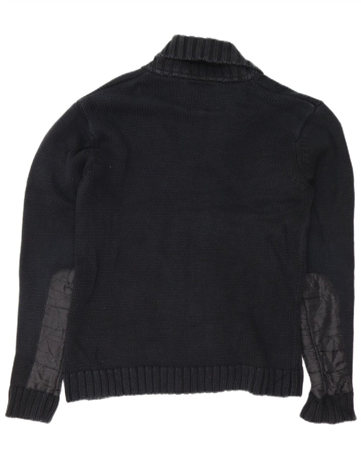 JACK & JONES Herre Cardigan Sweater Stor Sort Bomuld