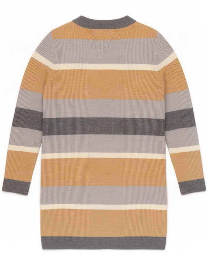 Marks & Spencer Womens Longline Cardigan Sweater UK 10 Small Multicoloured